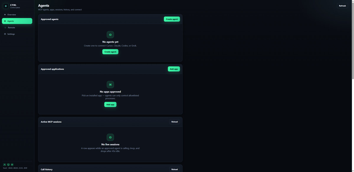 CTRL Agents page