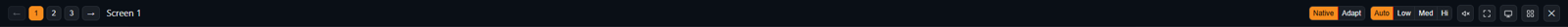CTRL viewer top bar